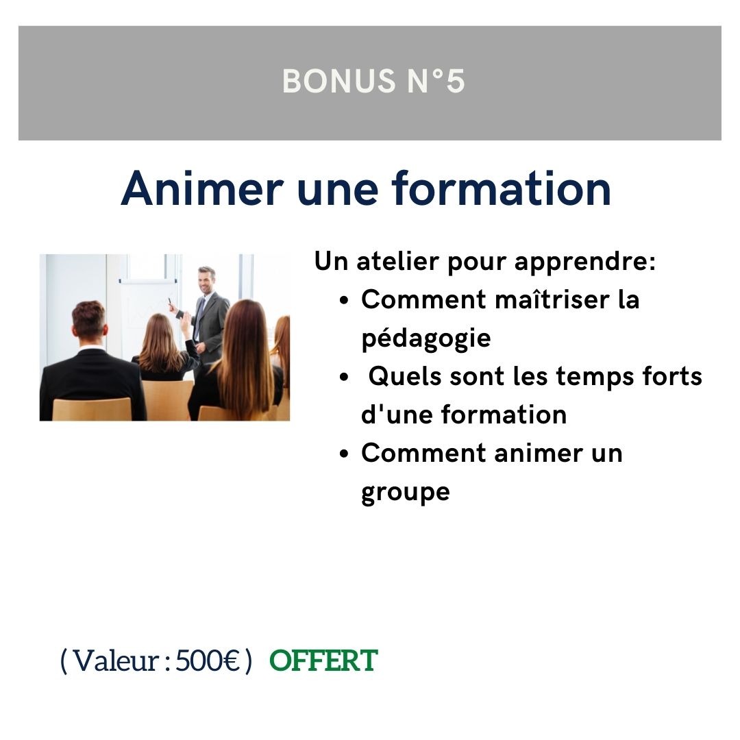 Animer une formation
